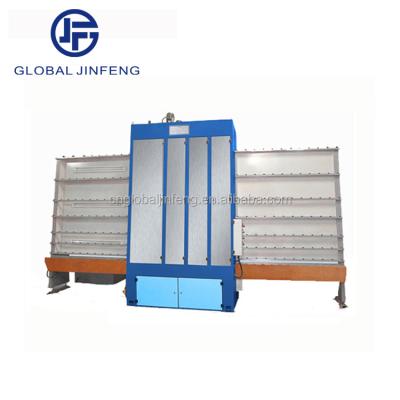 China Building Material Shops Global Glass Washing Machine Jinfeng Vertical Automatic Insulating Glass Washing Door Machine for sale