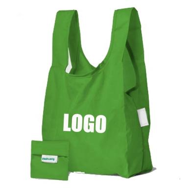 China Foldable Comfortable U Shape Top Handle Bag With Custom Logo Print for sale