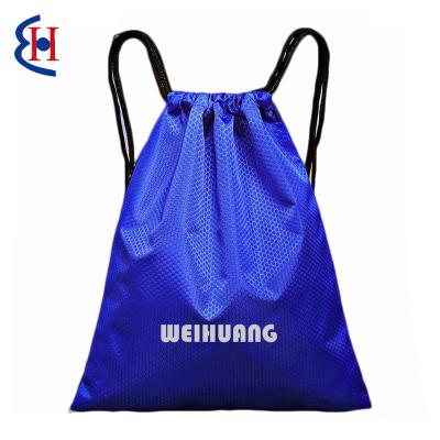 China Promotional Custom Logo Bag Waterproof Backpack For Shoes RPET Recycled Gym Bag 210d Polyester Drawstring Backpack for sale