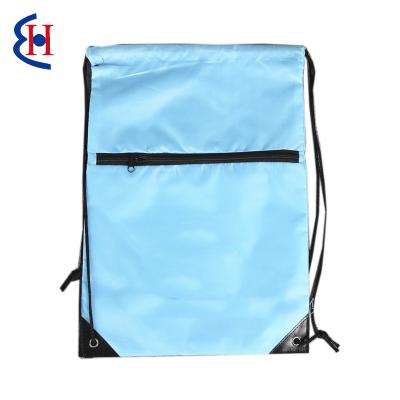 China With USB hot sale custom logo premiumal new product colorful drawstring backpack shopping bag with zipper pocket for sale