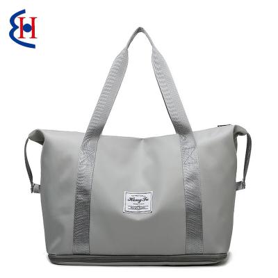 China Reusable Large Waterproof Oxford Storage Travel Polyester Tote Bags for sale