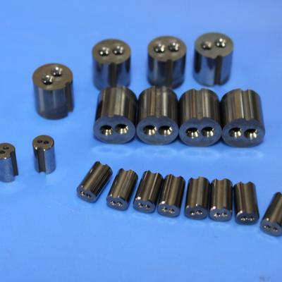 China High Performance Tungsten Carbide Twin Hole Nozzle For Industrial Use for sale