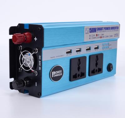 China High Power 1500W Car Inverter Factory DC AC 180*110*55mm for sale