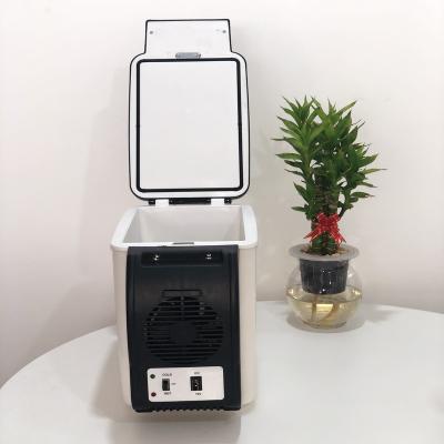 China Indoor Motor Portable Mini Fridge 6L Car Fridge 12V Outdoor Refrigerator for sale