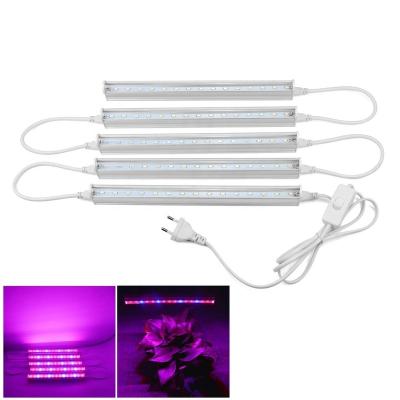 China Seed Starting Indoor Hydroponic Greenhouse 15W 30cm Full Spectrum Plant Lamp Bulb Strip Led Grow Light For Microgreens Lettuce for sale