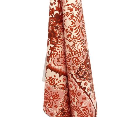 China High Quality Breathable Floral Print Soft Polyester Fabric Shrink-Resistant Digital For Women Dress Digital Print Fabric For Girl for sale