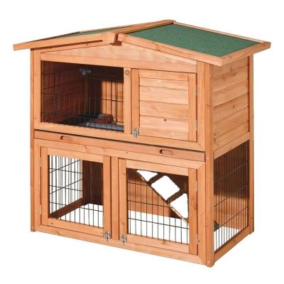 China Viable Rabbit Hutch Wood House Pet Cage for Small Animals for sale