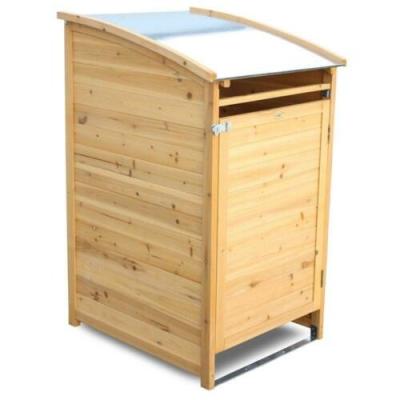 China Viable high quality outdoor wooden trash can for sale