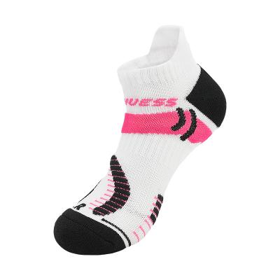 China Low Cut Cotton Unisex Breathable Mesh Cushioned Running Ventilation Sports Ankle Athletic Socks Knocks For Basketball Running Badminton for sale