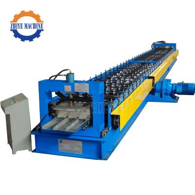 China Construction Works Metal Deck Panel Cold Sheet Galvanized Steel Floor Decking Roll Forming Machine for sale