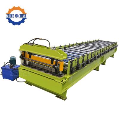 China Construction worksÂ   roofing cold sheet galvanizing production line iron sheet corrugator roll forming machine steel sheet making machine for sale