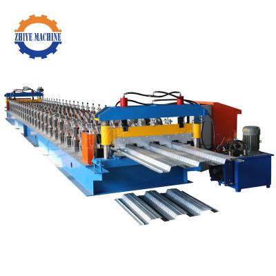 China Factory Steel Deck Roll Forming Machine Floor Decking Cold Forming Machine Metal Floor Decker Production Line for sale