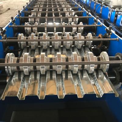 China Factory Floor Steel Deck Roll Forming Machine Steel Floor Decking Tile Making Machinery for sale