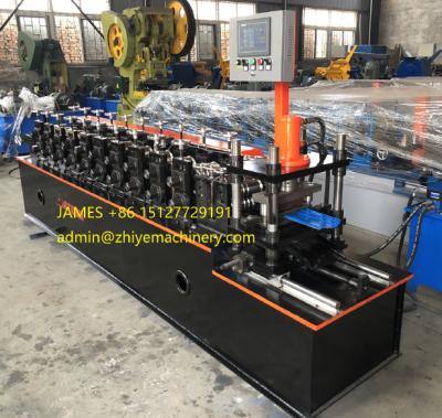 China Construction worksÂ   Steel Metal Fence Panels Cold Rolling Forming Machine Perforated Metal Roof Galvanized Steel Fence Roll Forming Machine à venda