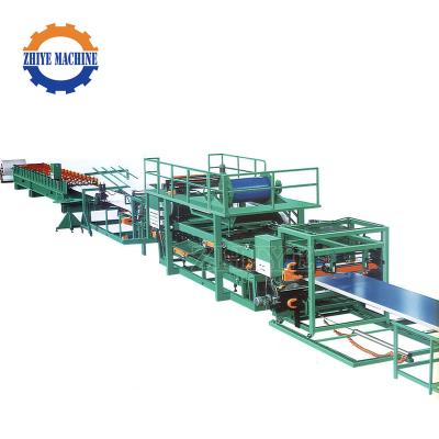 China ROOF PU Foam Sandwich Panel Wall Cladding Roll Forming Machine for sale