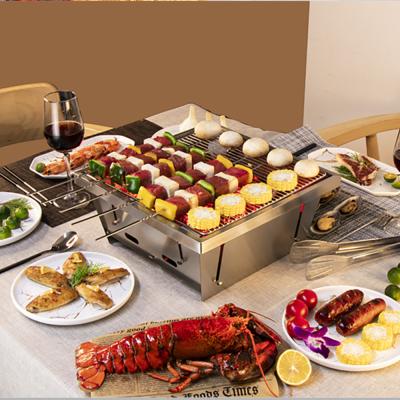 중국 Folding Outdoor BBQ Equipment No Coated Stainless Steel Charcoal Grills 판매용