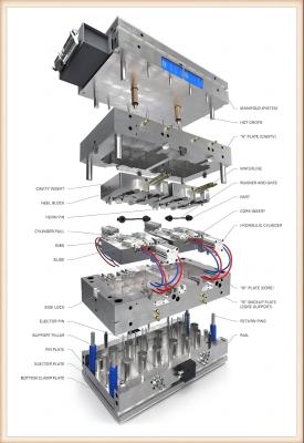 China CAD CNC Steel Material Kitchen Sink Mould Die Casting Mold à venda