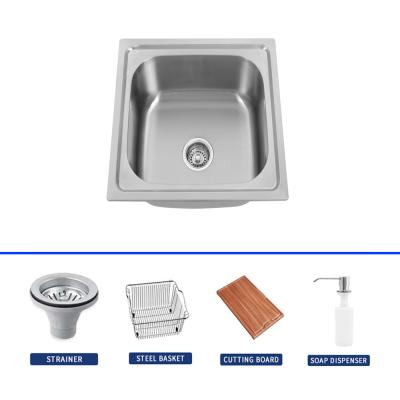 Κίνα 9 Inches Depth Kitchen Sink Top Mount With Rectangular Bowl Shape προς πώληση