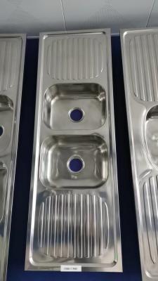 China Commercial Grade Kitchen Sink With Drainboard For Busy Food Establishments for sale