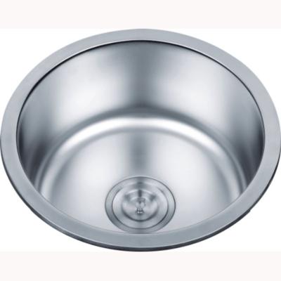 China PSON Round Undermount Stainless Steel Kitchen Sink 410*410*200mm for sale