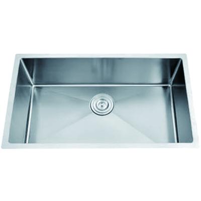 China 32X21'' SS Single Bowl Handmade Kitchen Sink Satin Finish Undermount for sale