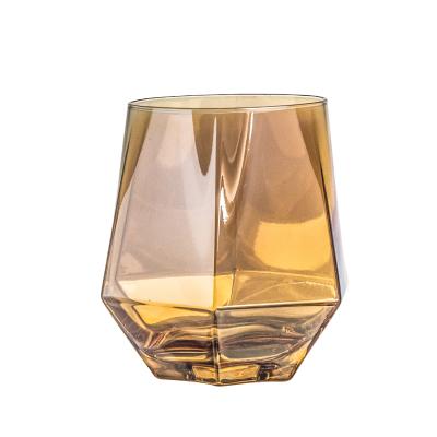 China Europe Style Family Creative Drinkware Set of Single Sample Whiskey Handmade Crystal Spirit Wine Glasses Water Cup for sale