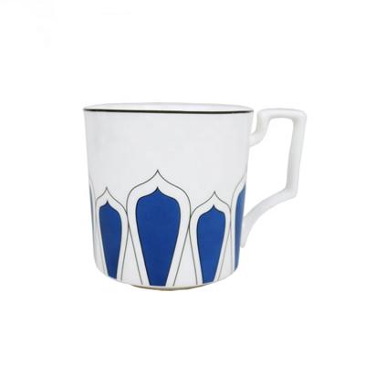 China Wholesale Eco Stocked Type White Sublimation Mug Porcelain Milk Ceramic Coffee Mug For Printing Design Classic Drinking Items With Handle for sale