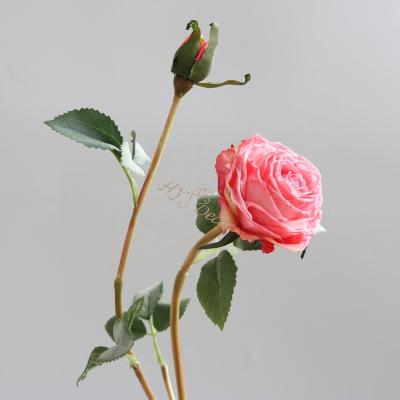 China Eco-friendly HY Red Pink Purple Rose Fleur Artificielle  Fake Flowers  Artificial Flower for Wedding Home Decoration for sale