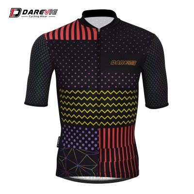 China Manufacturer Direct Antibacterial Short Sleeves Cheap Customized Cycling Tops For Sale Men for sale