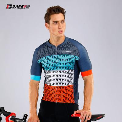 China Breathable/Quick Dry/Soft Darevie Men's Antibacterial Spring Summer Men's Professional Cycling Short Sleeves Bike Tank Top for sale