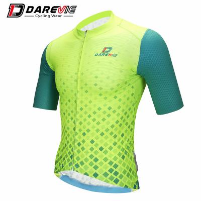 China Wholesale Custom Breathable Fluorescence Green Shorts Sleeves Cycling Road Bike Clothing Tank Top For Men for sale