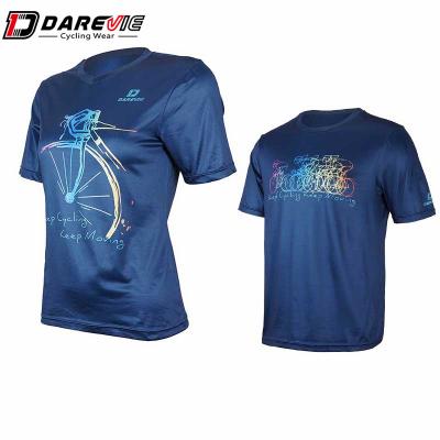 China 2021 Custom Logo Couples Antibacterial Short Sleeves Loose T-shirt Ice Silk Cycling Fabric Cycling For Wear Men Women for sale