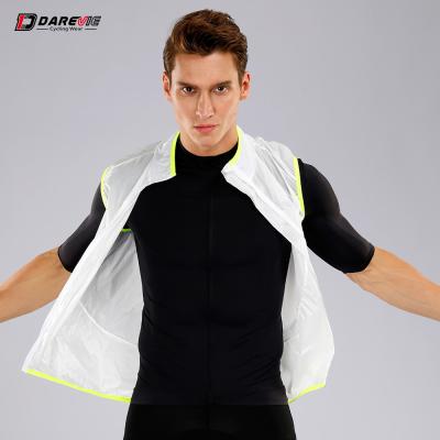 China Darevie Antibacterial Custom Made Professional Recycling Vest Cycling Vest/Light Weight Soft Windproof /Waterproof for sale