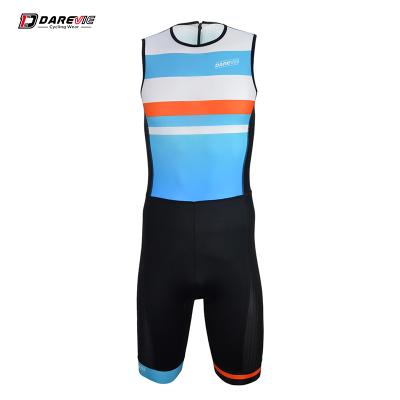 China OEM ODM Antibacterial Triathlon Sport Trisuit Antibacterial Hot Selling Cycling Compression With YKK Back Zipper for sale