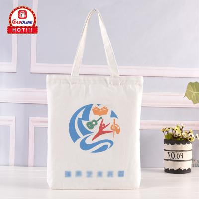 China Eco Friendly Custom Natural Color Standard Size Eco Beach Cotton Canvas Bag for sale