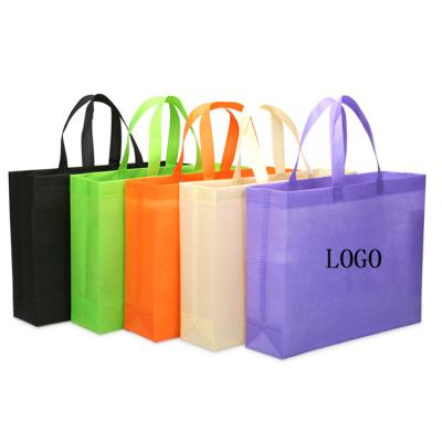 China Eco Friendly Recyclable Promotional Reused Recycled Custom Logo Printed Packaging Cheap Shopping To Carry Ultrasonic Non Woven Bag for sale