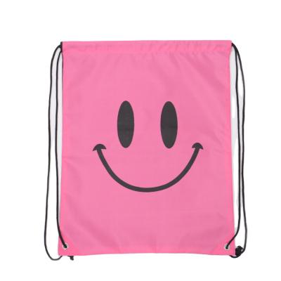 China Eco-Friendly Wholesale Cheap Custom Luxurious 210d Polyester Drawstring Bag for sale