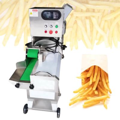 China Vegetable Processing Plant Potato Chips Making Machine Frozen Potato Chips French Fries Making Machine French Fries Cutting Machine for sale