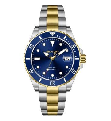 China Water Resistant Customized 300m Waterproof Wrist Watch Date Famous Branded 2021 Gold Luxury Popular Automatic Men Watch for sale