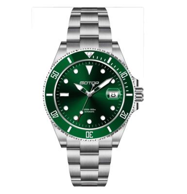 China 2021 Custom Mechanical Luxury Emeral Sea Green Resiatant Men's Automatic Watches ODM 41mm Water Resistant Mechanical Watch for sale