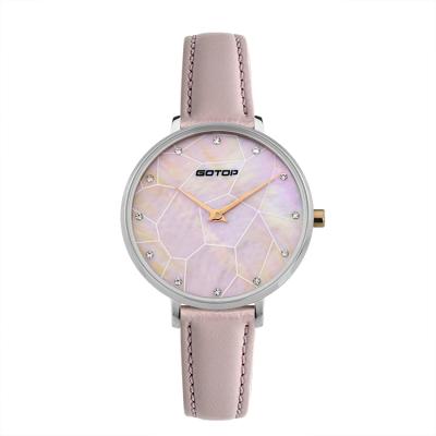 China 2020 Customizable Women's Watches Luxury Sale Water Resistant Ladies Quarzt World Brand Diamon Girl Hand Price Bezel Pink Watch For Women for sale