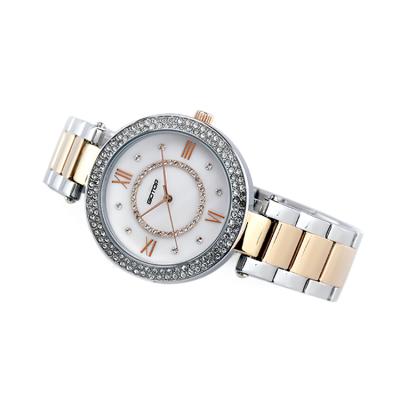 China Top Quality Water Resistant Brand Watches Bling Stainless Steel Quartz Ladies Main Women Hiphop Hip Hop Diamond Watch With Stones for sale