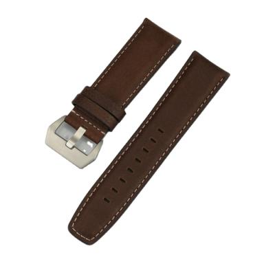 China Vintage Exquisite Luxury Design Workmanship Quick Release Watch Strap Genuine Leather Cowhide Handmade Genuine Leather for sale