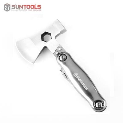 China Easy Carry Stainless Steel Small Outdoor Camping And Indoor Multi Tool Hammer Ax Aluminum Handle Hand Tools for sale