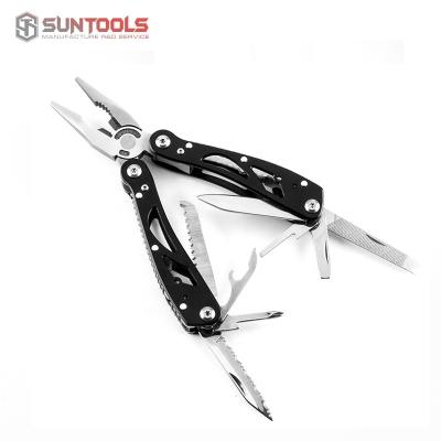 China Hot Sale Stainless Steel Portable Tools Pliers Multi Purpose Pliers With Black Handle for sale