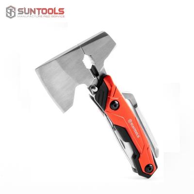 China Multi Function Camp Popular Portable Survival Tools Multi Tool With Ax Hammer Pliers Knife Hand Tool for sale