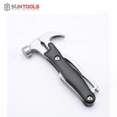 China Hot-selling portable outdoor camping stainless steel nail aluminum high quality multi claw hammer for sale