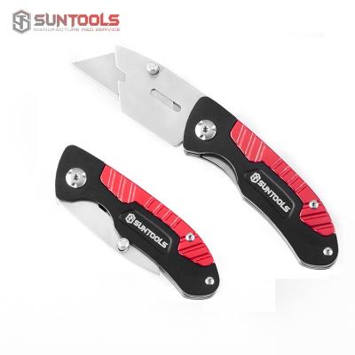 China School Office Household Stationery Stainless Steel Blade Cutter Supplier Knife Box Cutter Utility Knives With Aluminum Handle for sale