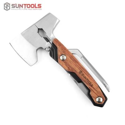 China Easy Carry New Design Outdoor Easy Carry Survival Wood Ergonomic Ax Multi Handle Stainless Steel Tool Hammer for sale