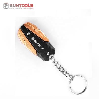 China Survival Pocket Camping Utiliity Key Chain Tool Stainless Steel EDC Multi Function Key Chain Knives for sale